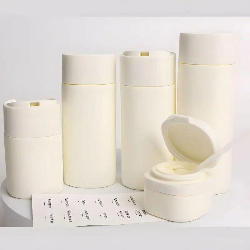 5 Pcs/Set Hydrating Makeup Dispensing Bottles, Portable Lotions, Shampoos, Traveling, Refillable, Squeezed Empty Bottles