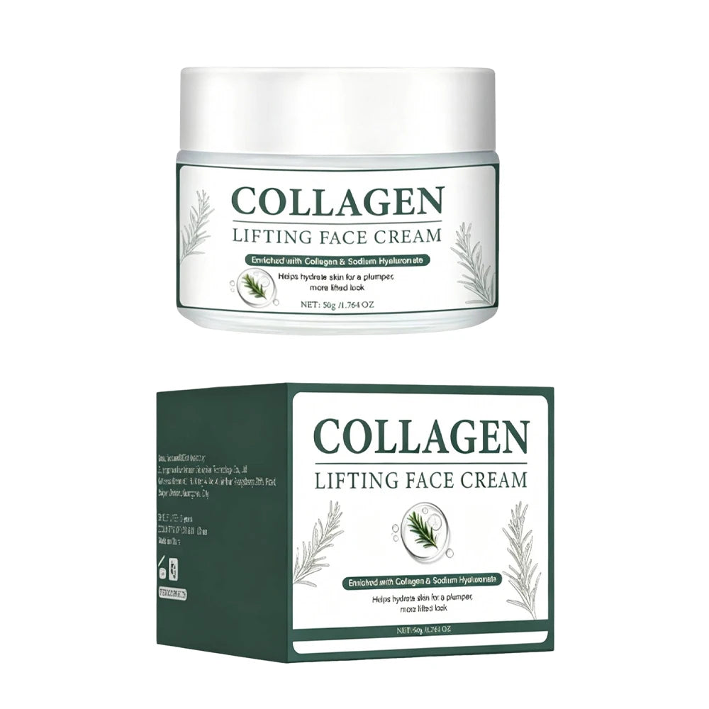 Collagen Face Gel-Cream with Peptides, Marula Oil, and Hyaluronic Acid,Hydrates & Firms Skin, Deep moisturizing Korean Skincare