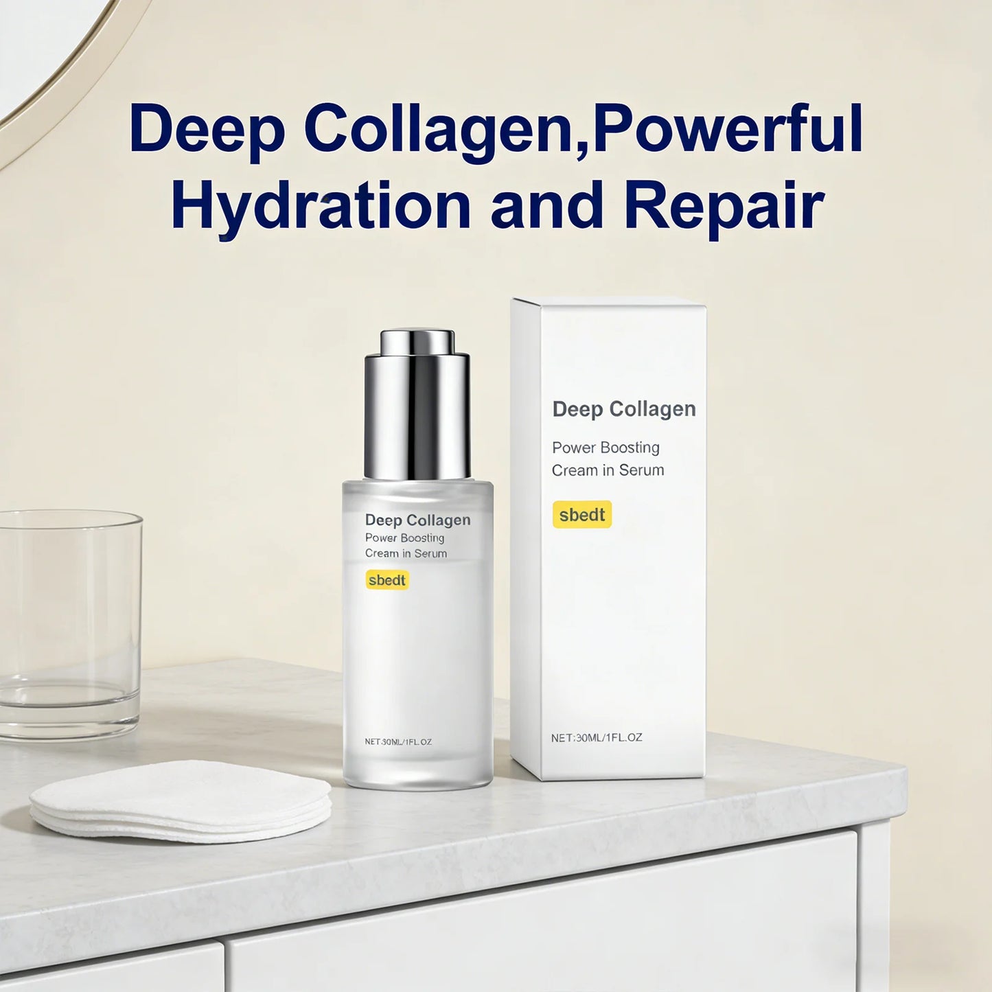 Collagen Moisturizing Essence Smoothing Skin Fine Lines Relieve Dryness Improve Skin Smoothnes Nourishing Daily Skin Care Serum