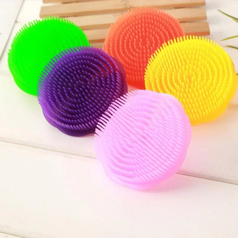 Personal Care Bathroom Products, Hair Washing, Hair Scalp Massage Comb, Soft Silicone Shampoo Brush Head Massage Brush