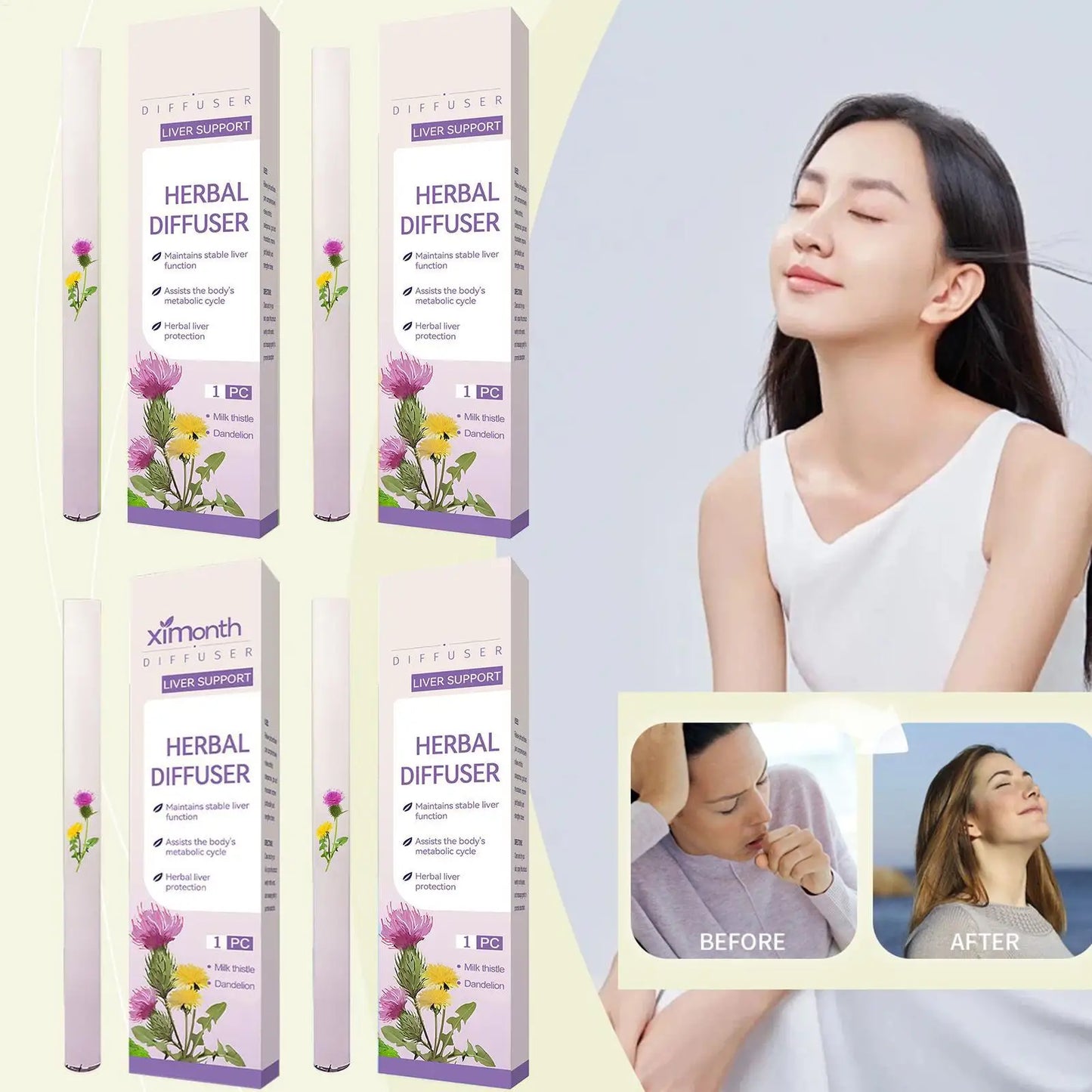 Diffuser Pen Air Freshener Pen Diffuser Pens Portable Liver Support Diffuser Pen Sensory Personal Care Products for Workplace