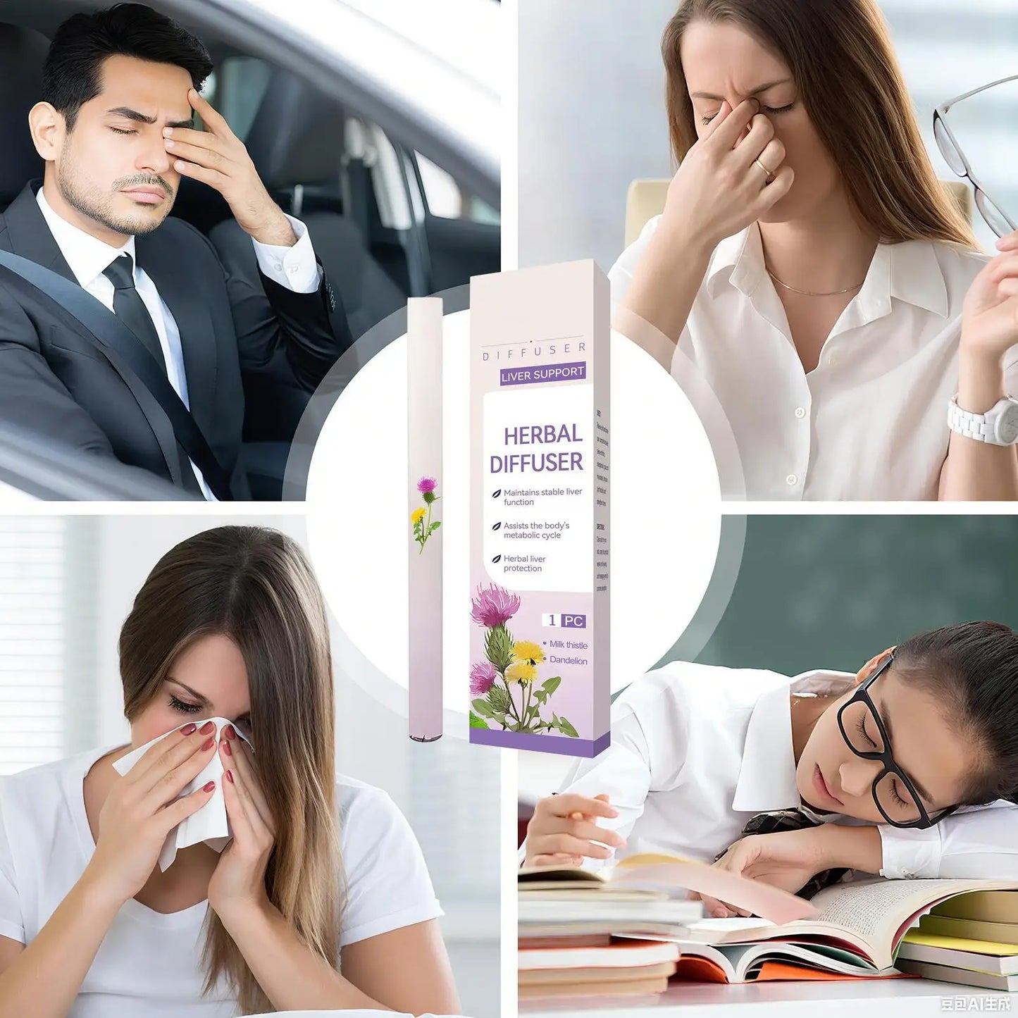 Diffuser Pen Air Freshener Pen Diffuser Pens Portable Liver Support Diffuser Pen Sensory Personal Care Products for Workplace