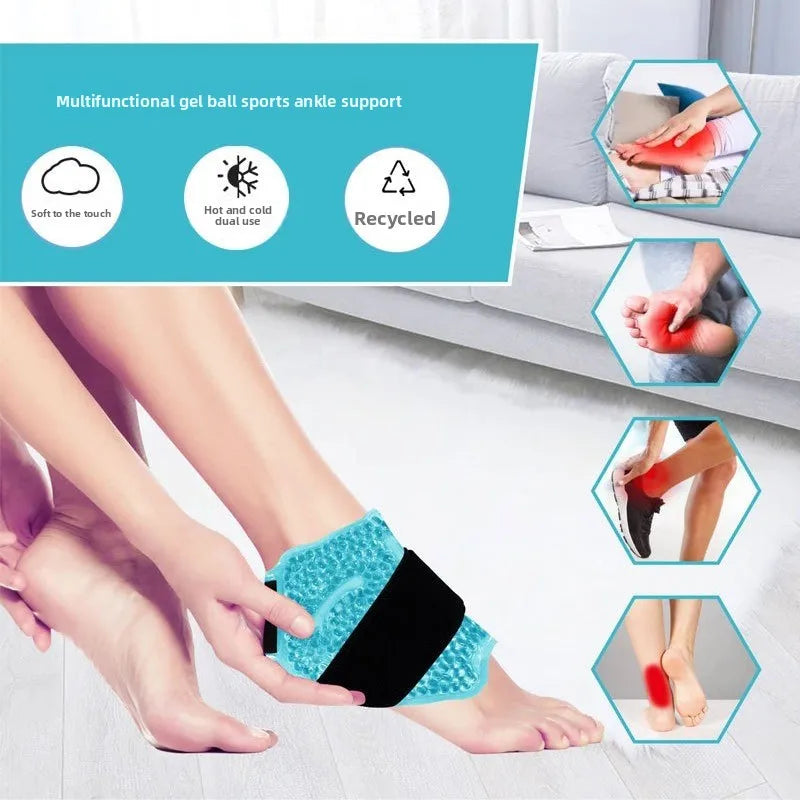 Ankle Foot Ice Pack Wrap for Injuries Reusable Gel Bead Ice Pack Personal Care Products Ankle Support Ankle Pad