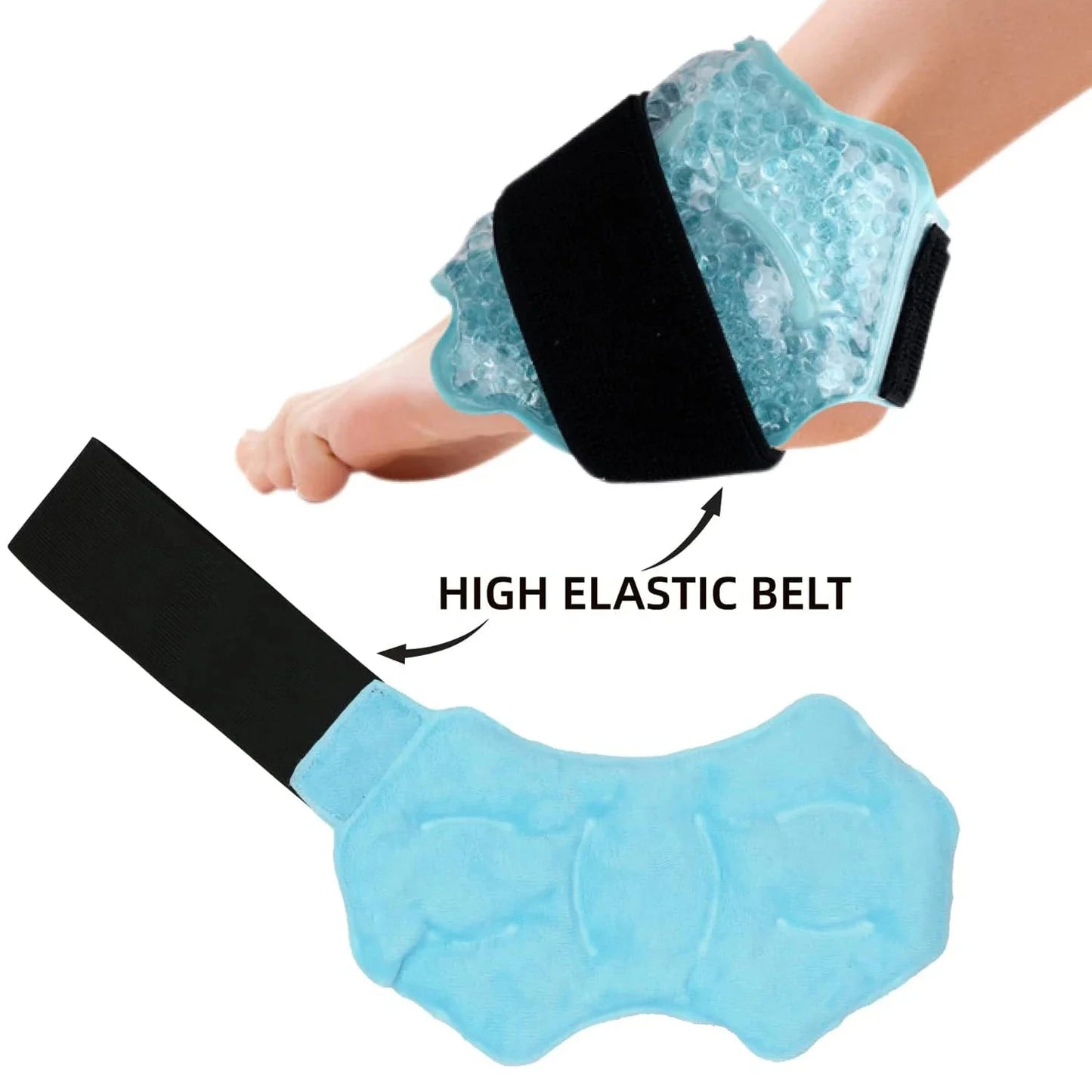 Ankle Foot Ice Pack Wrap for Injuries Reusable Gel Bead Ice Pack Personal Care Products Ankle Support Ankle Pad
