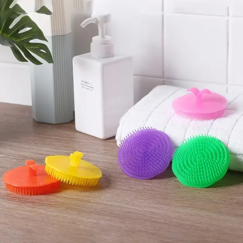 Personal Care Bathroom Products, Hair Washing, Hair Scalp Massage Comb, Soft Silicone Shampoo Brush Head Massage Brush