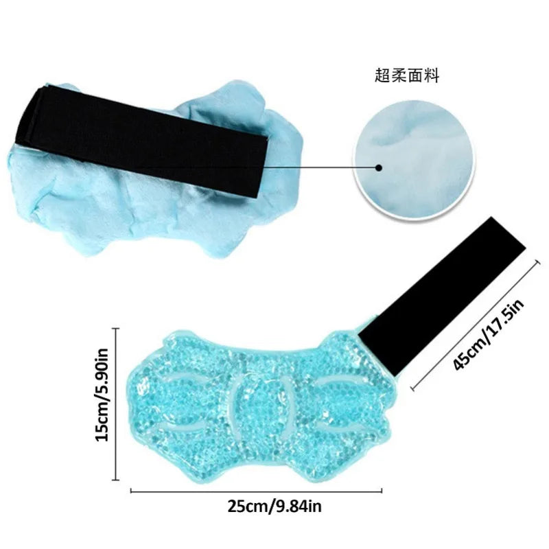 Ankle Foot Ice Pack Wrap for Injuries Reusable Gel Bead Ice Pack Personal Care Products Ankle Support Ankle Pad
